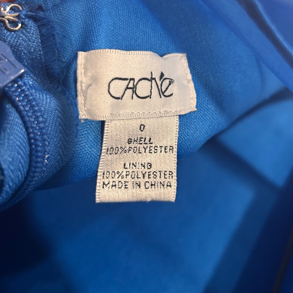 Cache High Low Blue Dress - Picture 2 of 6